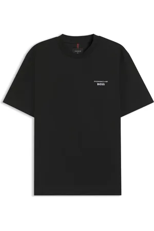 HUGO BOSS Porsche x BOSS-T-shirt van gemerceriseerde katoen met Targa-artwork