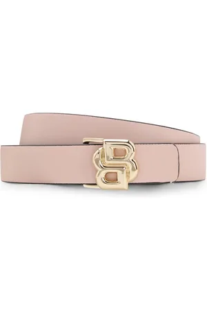 HUGO BOSS Omkeerbare riem van Italiaans leer met Double B-monogramgesp