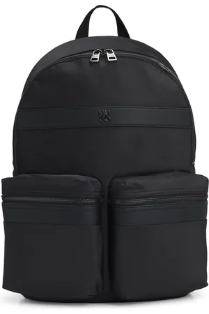 HUGO BOSS Rugtas van twill met tweedelig logodetail