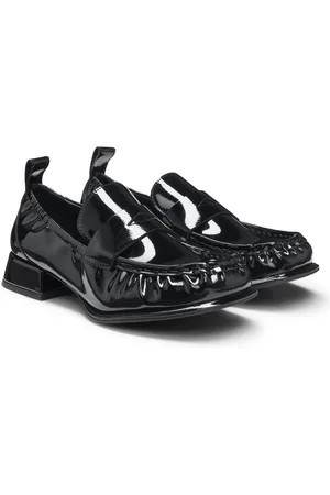 HUGO BOSS Loafers van gelakt imitatieleer