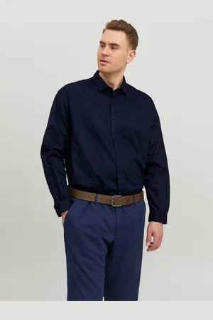 JACK & JONES Plus Size Loose Fit Formeel Overhemd