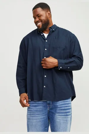 JACK & JONES Plus Size Regular Fit Casual Overhemd