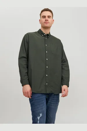 JACK & JONES Plus Size Regular Fit Casual Overhemd