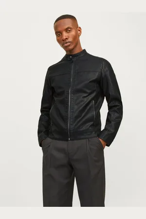 JACK & JONES Jas Van Synthetisch Leer