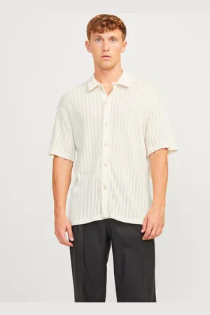 JACK & JONES Effen Overhemd Kraag Polo Shirt