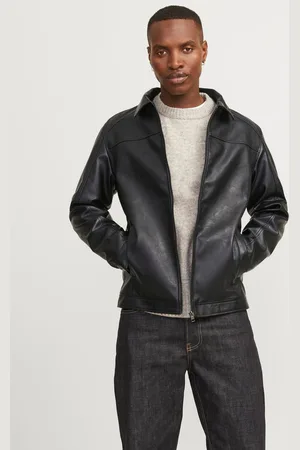 JACK & JONES Jas Van Synthetisch Leer