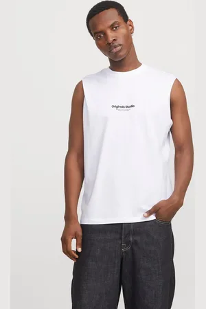 JACK & JONES 2-pack Gedrukt Ronde Hals Tank Top