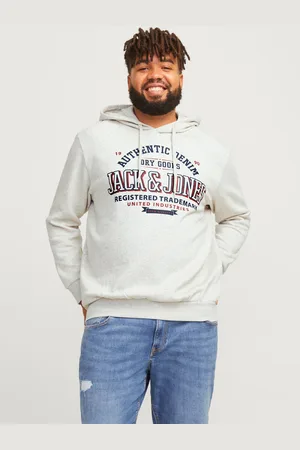 JACK & JONES Plus Size Logo Hoodie