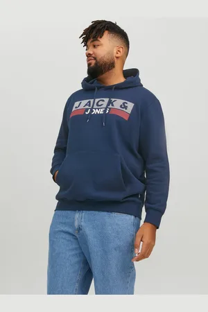 JACK & JONES Plus Size Logo Hoodie