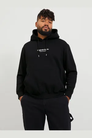 JACK & JONES Plus Size Gedrukt Hoodie