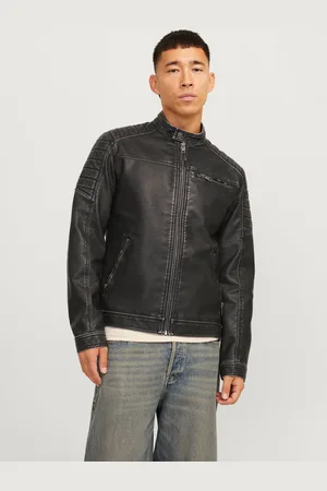 JACK & JONES Jas Van Synthetisch Leer
