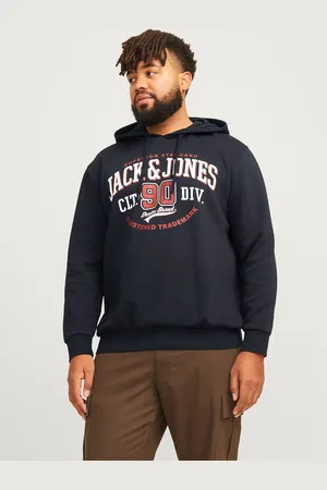 JACK & JONES Plus Size Logo Hoodie