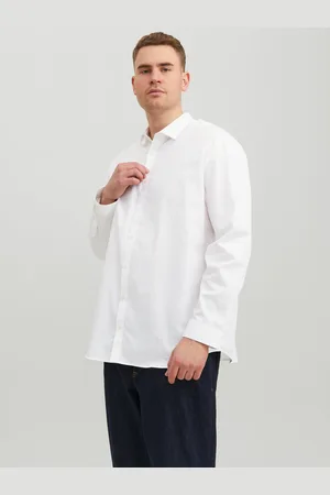 JACK & JONES Plus Size Loose Fit Formeel Overhemd