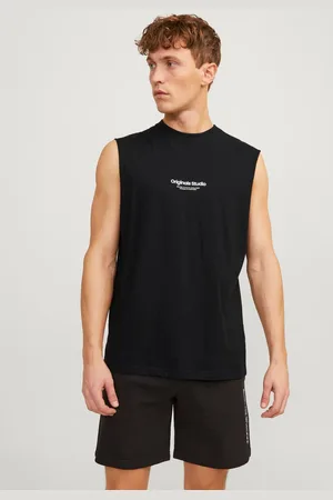 JACK & JONES Gedrukt Ronde Hals Tank Top