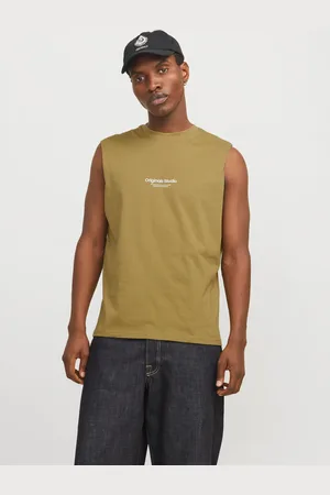 JACK & JONES Gedrukt Ronde Hals Tank Top