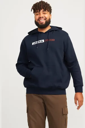 JACK & JONES Plus Size Logo Hoodie