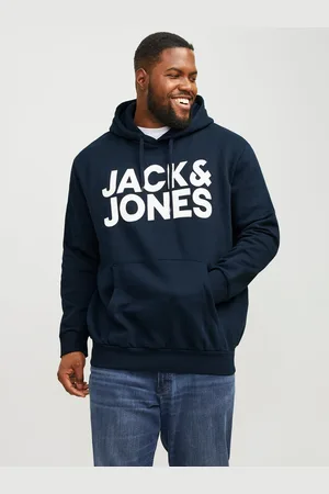 JACK & JONES Plus Size Logo Hoodie