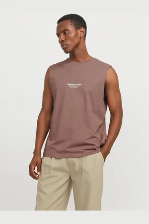 JACK & JONES Gedrukt Ronde Hals Tank Top