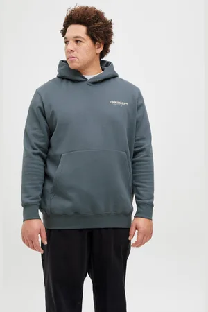 JACK & JONES Plus Size Achterkant Bedrukt Hoodie