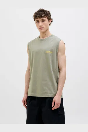 JACK & JONES Gedrukt Ronde Hals Tank Top