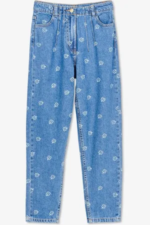 HAMPTON BAYS Blauwe Jeans, Mom Fit