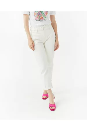 OVS Dames Jeans - Witte Slouchy Jeans