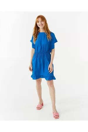 OVS Dames Geprinte jurken - Blauwe Jurk Met Print