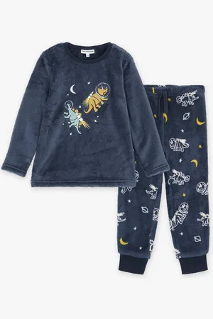 Kidz Nation Fleece Pyjama Met Dinoprint