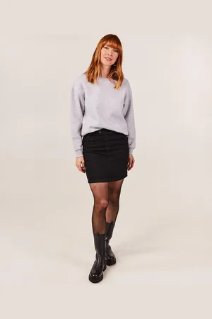 Les Coyotes de Paris Zwarte Jeansrok