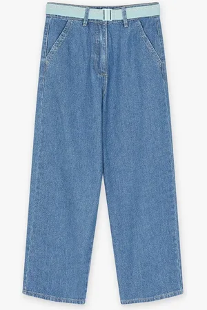 Milla star Blauwe Jeans Met Glitters, Straight Fit, Feest