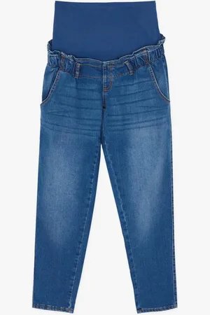 Atelier Maman Donkerblauwe Zwangerschapsjeans, Mom Fit