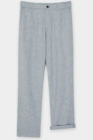 Quarterback Geklede Broek Met Linnen
