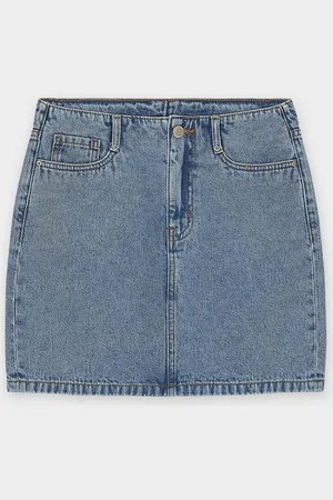Groggy Blauwe Jeansrok