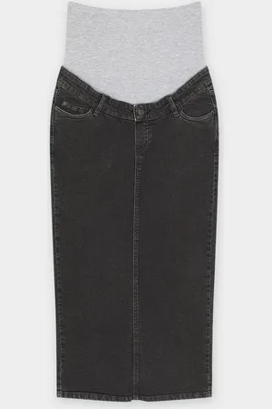 Atelier Maman Zwarte Jeansrok, Zwangerschap