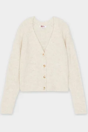 Besties Cardigan Met Fijne Rib