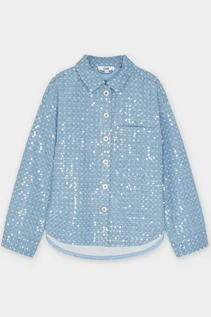 CKS Jeanshemd Met Pailletjes