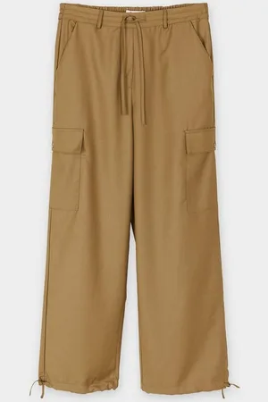 Peppercorn Bruine Broek, Wide Leg Fit