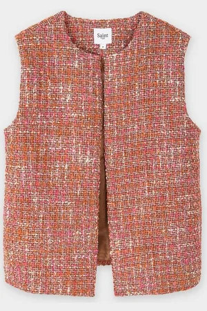 Saint Tropez Mouwloos Vest Met Structuur