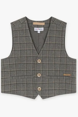 Kidz Nation Vest Met Ruiten, 2-7 Jaar