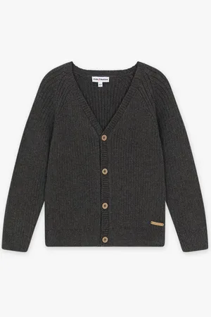 Kidz Nation Donkergrijze Cardigan