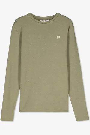 Fish & Chips Kakigroene Longsleeve Met Rib