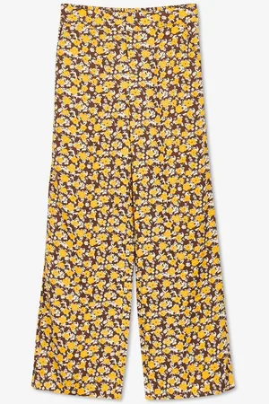 Sora Broek Met Print, Wide Leg Fit