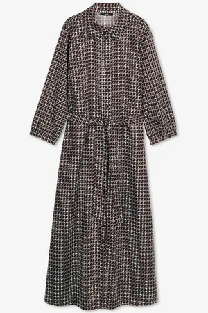 Sora Jurk Met Geometrische Print