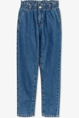 Fish & Chips Donkerblauwe Jeans, Mom Fit
