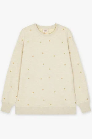 Atelier Maman Sweater Met Hartjesprint