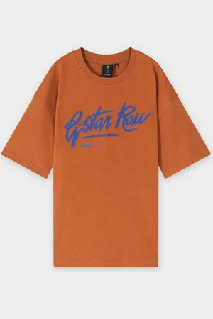 G-Star T-shirt Met Geborduurd Opschrift