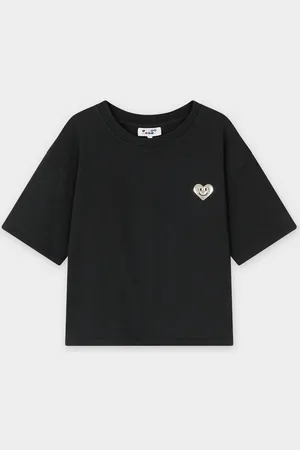 Fish & Chips T-shirt Met Metallic Hartje, 128-170