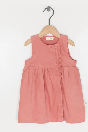 Minymo Jurk Met Fijne Rib