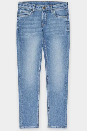 Fish & Chips Blauwe Jeans, Straight Fit