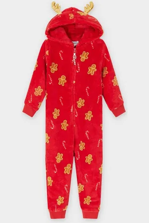 Familystories Fleece Onesie Met Print, 2-7 Jaar